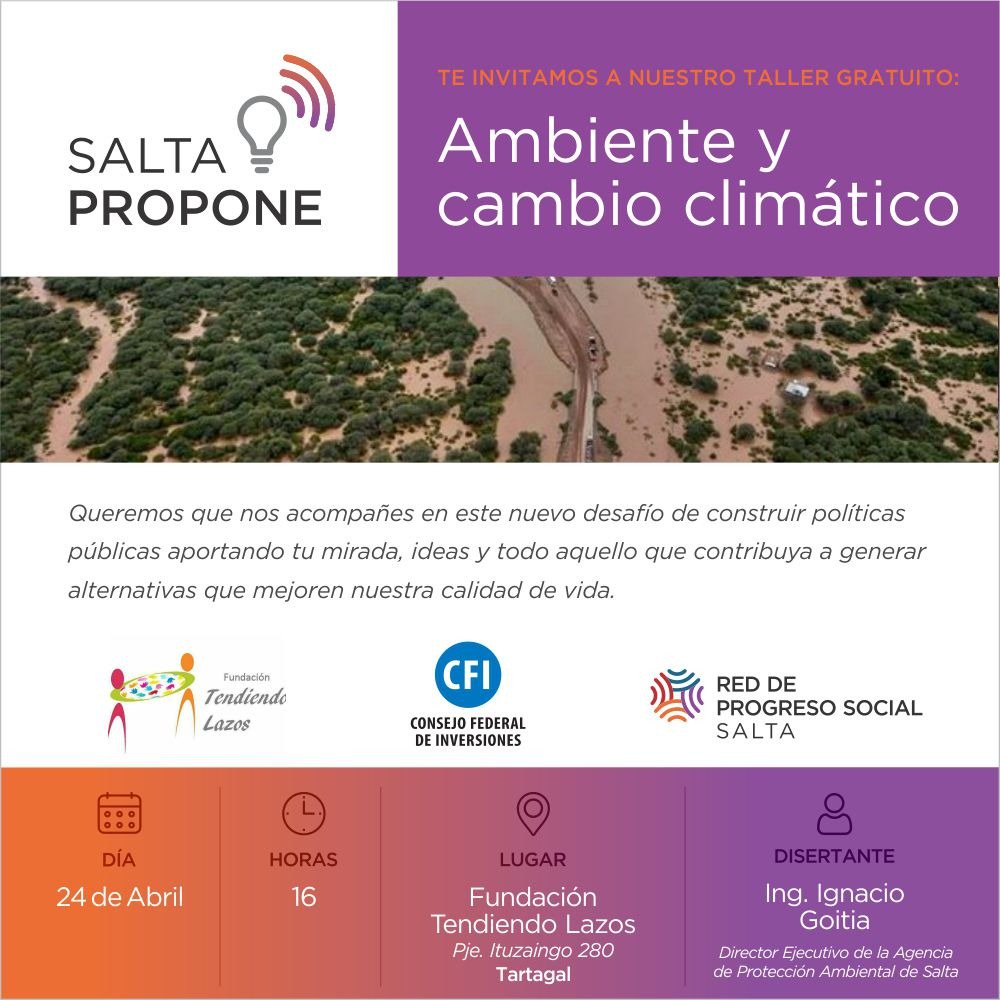 RPSSalta's tweet photo. #SaltaPropone LLEGA A TARTAGAL
Convencidos d q la mejor manera de construir políticas públicas es hacerlo d manera participativa t invitamos a participar d este espacio creado xa que puedas aportar todo lo q contribuya a generar alternativas q mejoren nuestra calidad d vida. https://t.co/RarWMjY8sZ