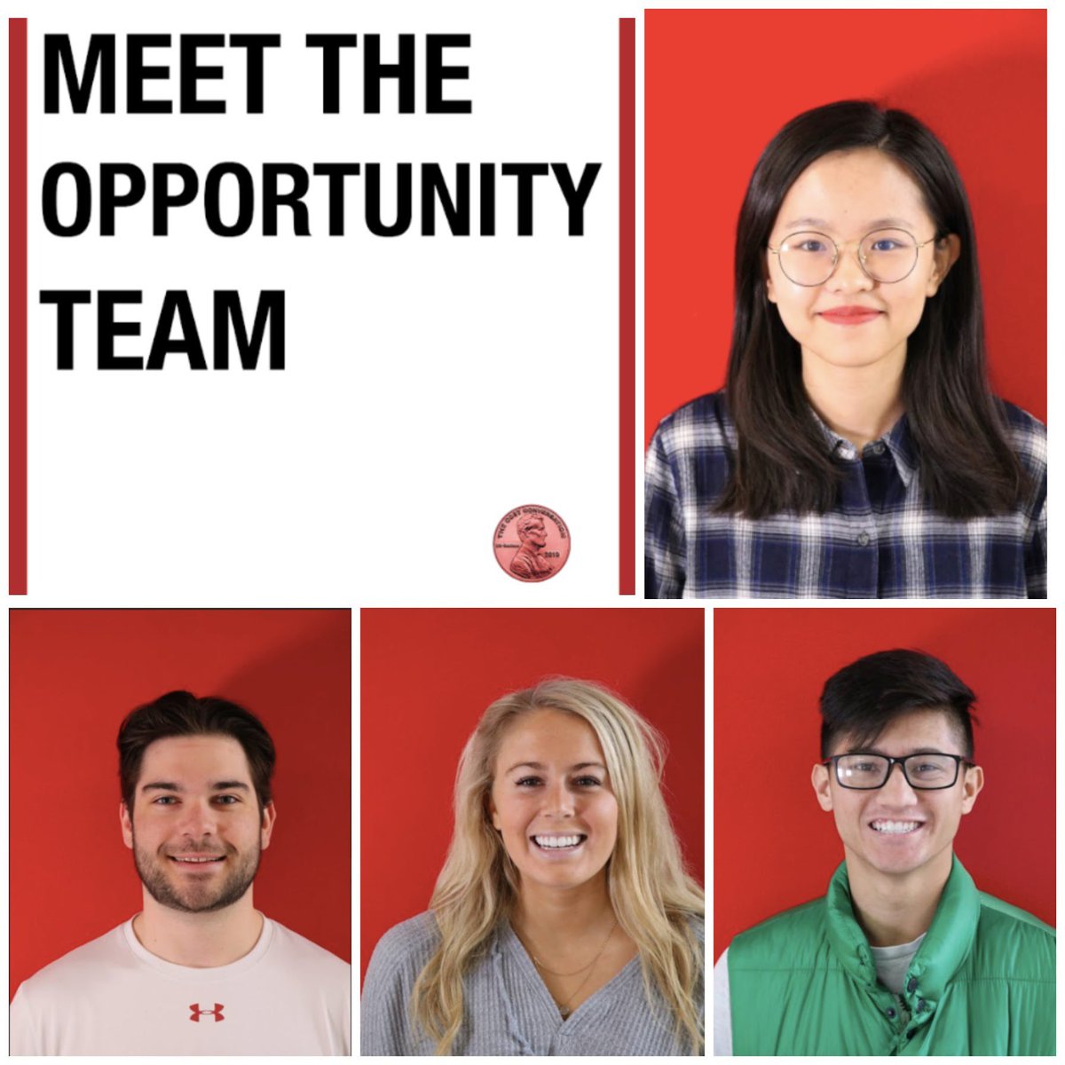 CostConvoUW's tweet photo. Our opportunity reporting team: Chris Zang, Patrick Sexton, Lexi Schweinert and CJ Zabat! https://t.co/vieY6Sbc7b