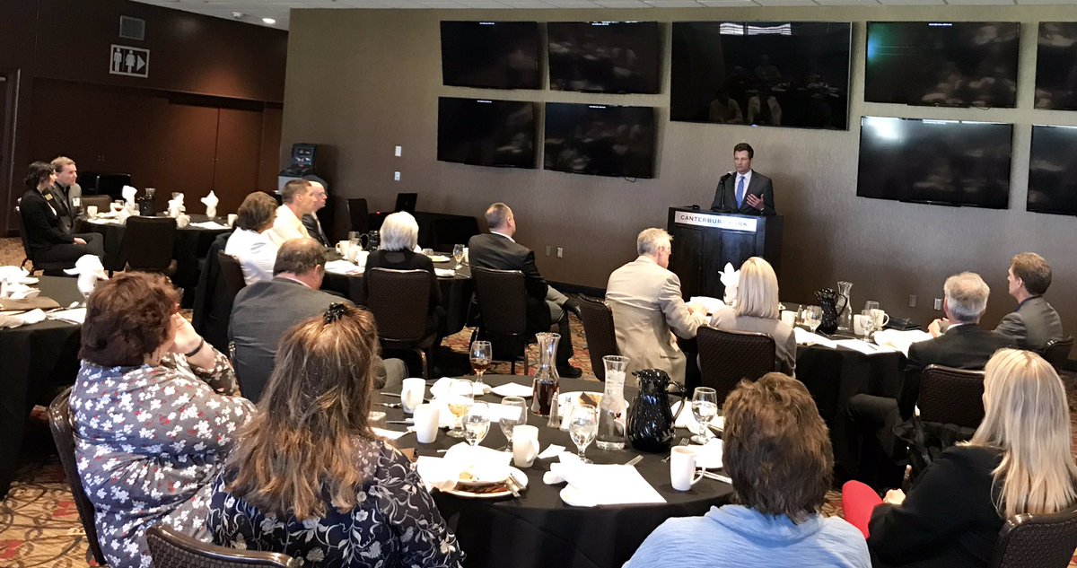 Federation of MN Chambers meets with <a href="/mndeed/">MN DEED</a> Commissioner Steve  <a href="/grove/">Steve Grove</a>. Chambers of Commerce enjoy a great working relationship with DEED on services to businesses across MN. Thank you Commissioner for joining us today <a href="/CanterburyPark/">Canterbury Park</a> <a href="/MN_Chamber/">Minnesota Chamber of Commerce</a>