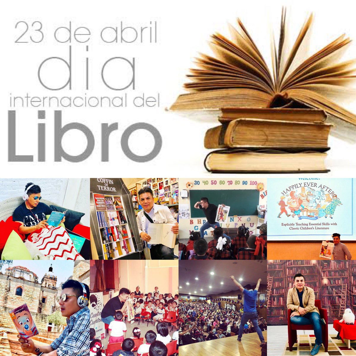 ExcursionesCyE's tweet photo. En cada libro una historia y en cada historia un sueño. Entre todos debemos incentivar la lectura entre más niños y jóvenes, frente a otro tipo de ocios más adictivos. 
#DíaDelLibro #milibrofavorito
#binxlector #cuentacuentos #libros #lectura #libromaniaco #LaEducaciónNosMueve https://t.co/NjKaTDDmOm
