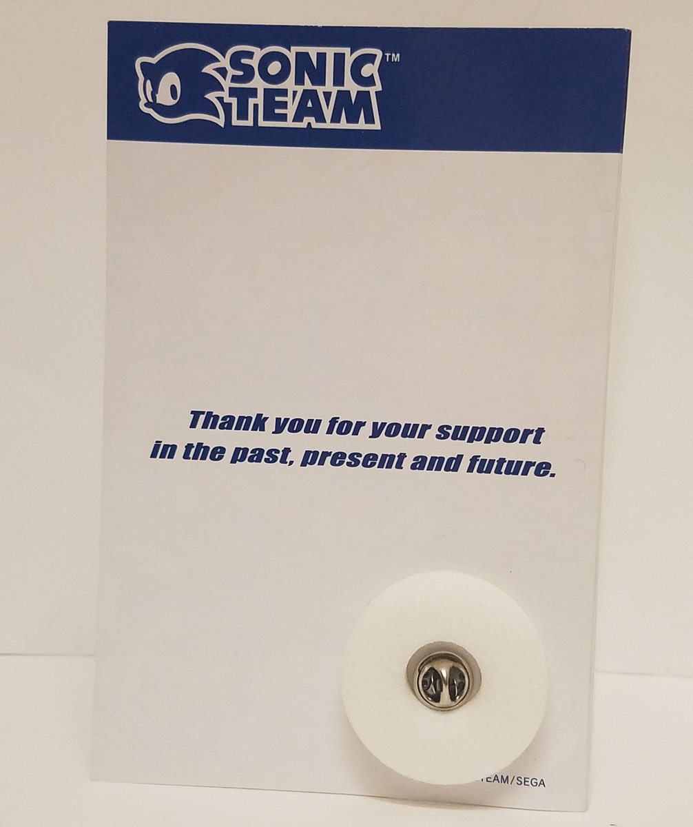 This Sonic Team limited pin is really nostalgic because it