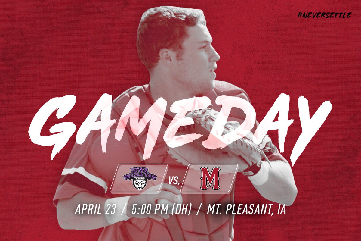Game day at Iowa Wesleyan, 5:00 DH #RollScots #NeverSettle