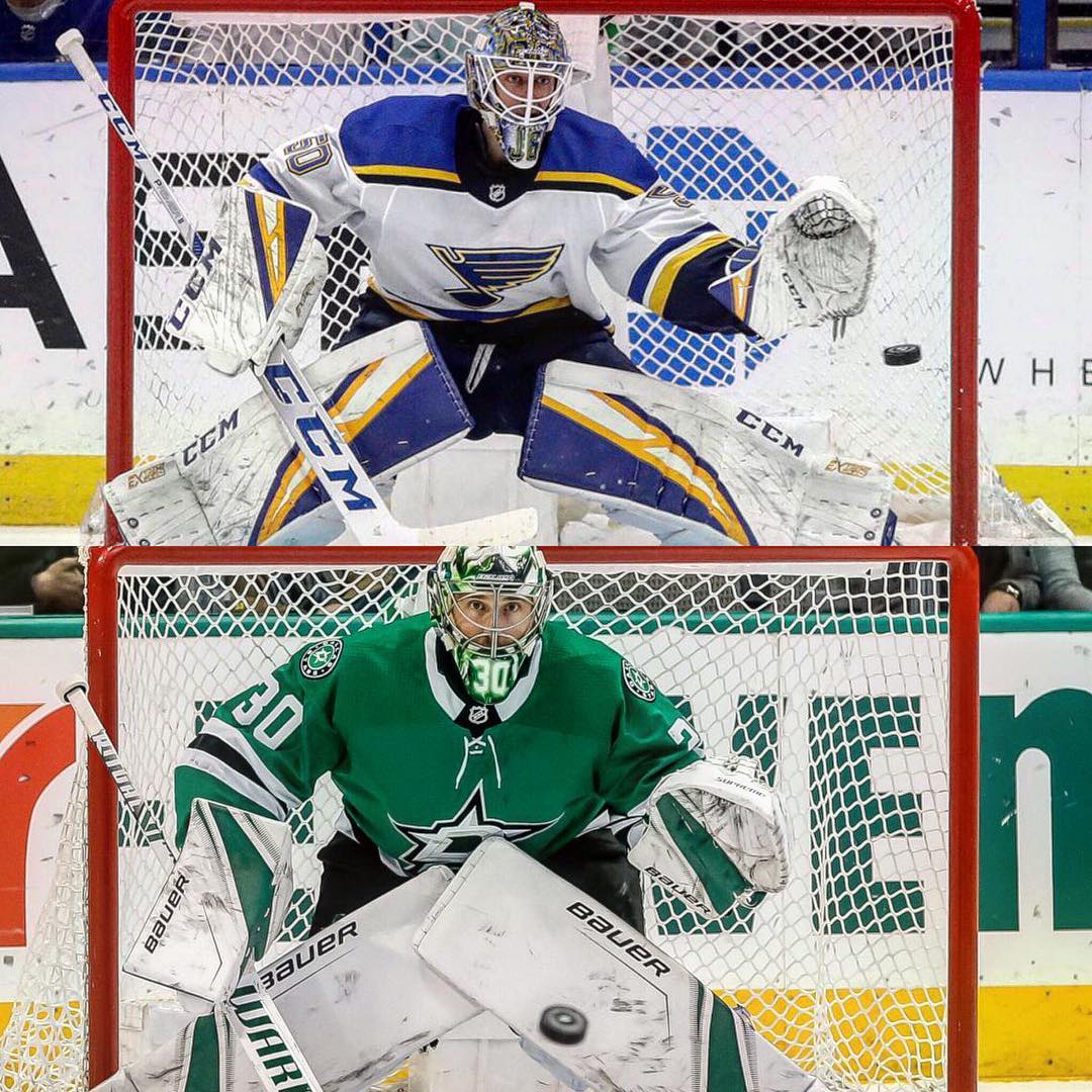2padstackin's tweet image. Great goalies matchup all set... goals gonna be hard to come by in this series @NHL @StLouisBlues @DallasStars