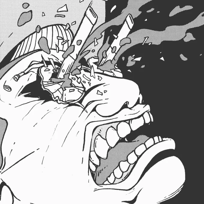 Panel from Joyama of that time Mr. Randal lost his sight... 