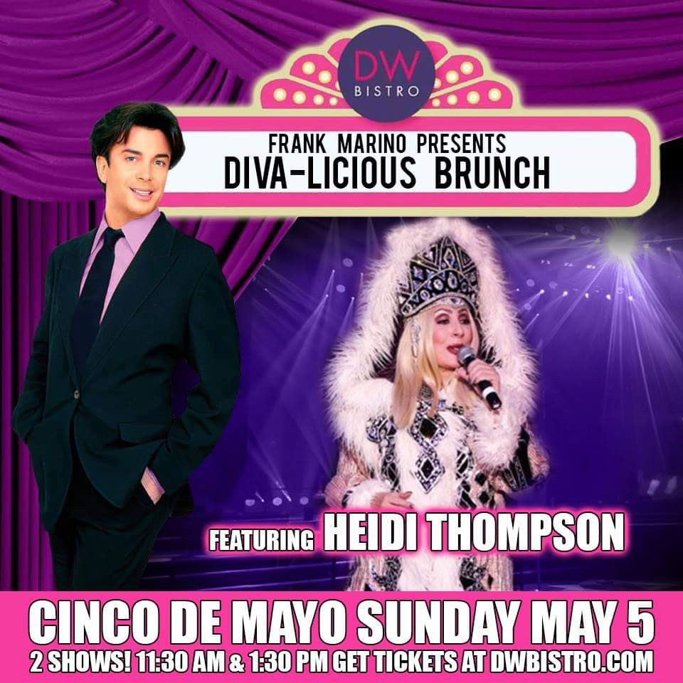 Our next Divalicious Brunch with an all star cast is almost sold out!  Cinco De Mayo May 5 <a href="/DWBistro/">DW Bistro</a> with 2 shows 11:30am &amp; 1:30pm  tickets on dwbistro.com 💋💋💋💋💋 #lasvegas #divaslasvegas #dragqueen #dragbrunch #nevada #brunch #eat #food #sundaybrunch #sundayfunday