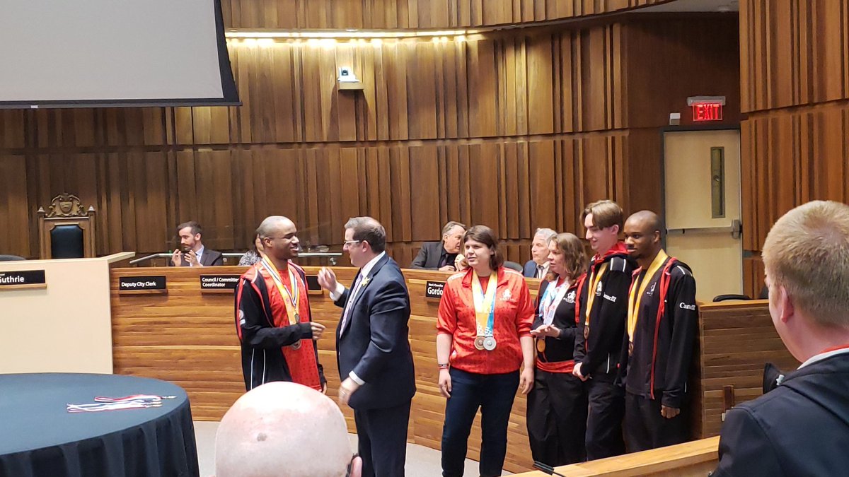 Ward2Rodrigo's tweet photo. Congratulations to our local athletes who represented #Guelph at the #world #SpecialOlympics #guelphproud https://t.co/ZpRTOqmfNS