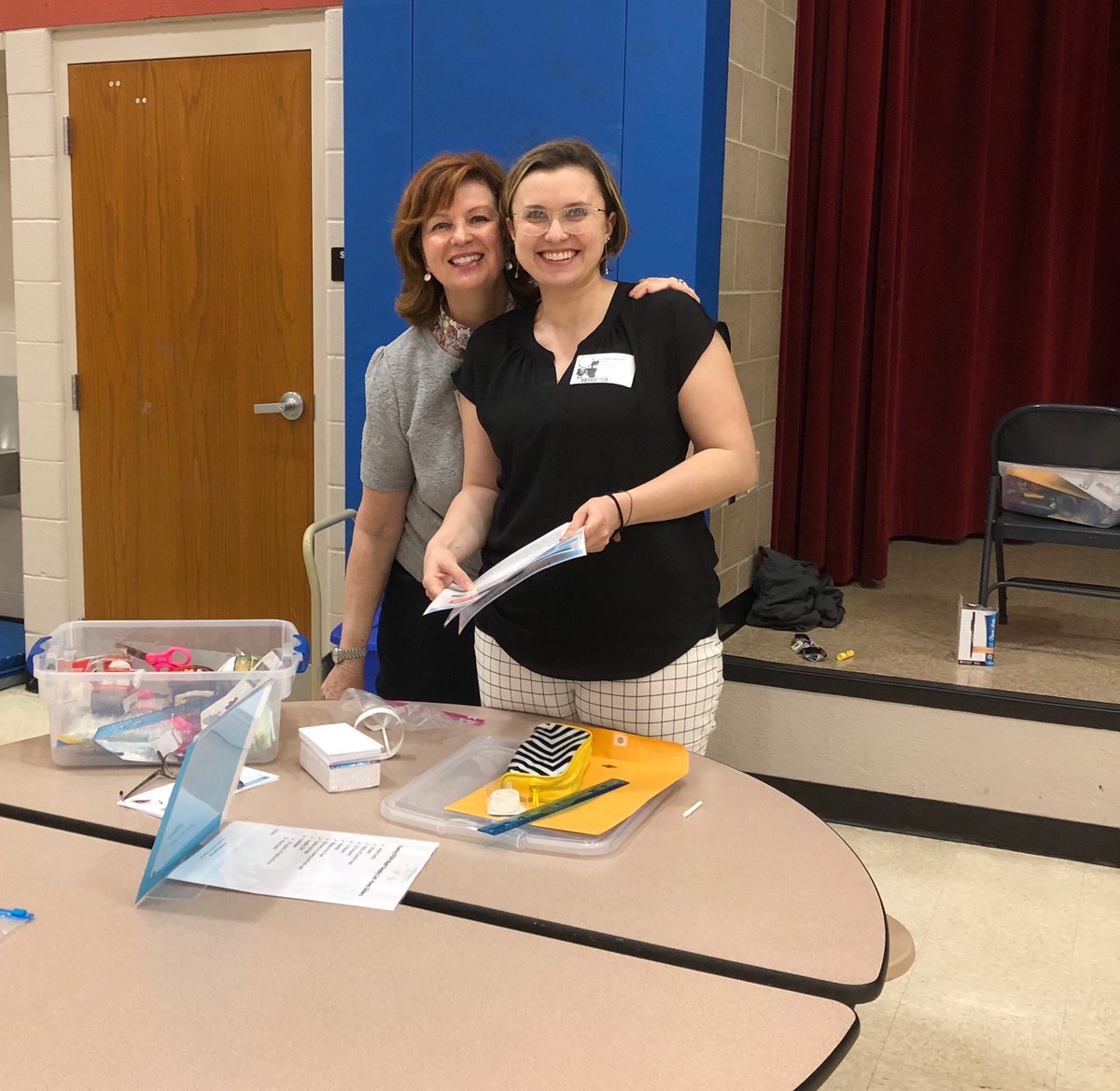 GGiacone88's tweet photo. Setting up for Wendell Phillips School #63 STEM night. ⁦@IceMillerLLP⁩ https://t.co/BoOyLPsOhR