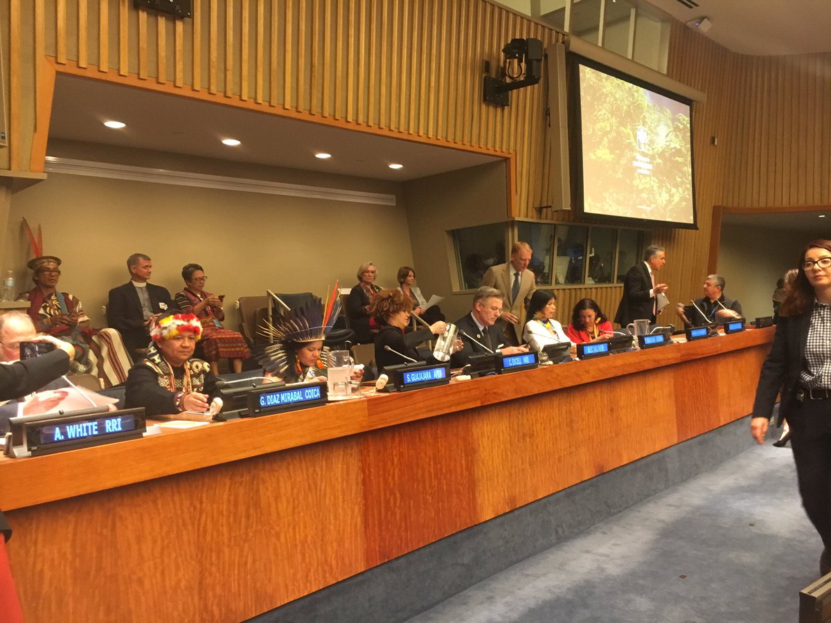 @VTauliCorpuz: criminalization and violence against #indigenouspeoples is a global crisis. Threats and legal attacks are meant to silence IPs. #defendingdefenders #unpfii2019