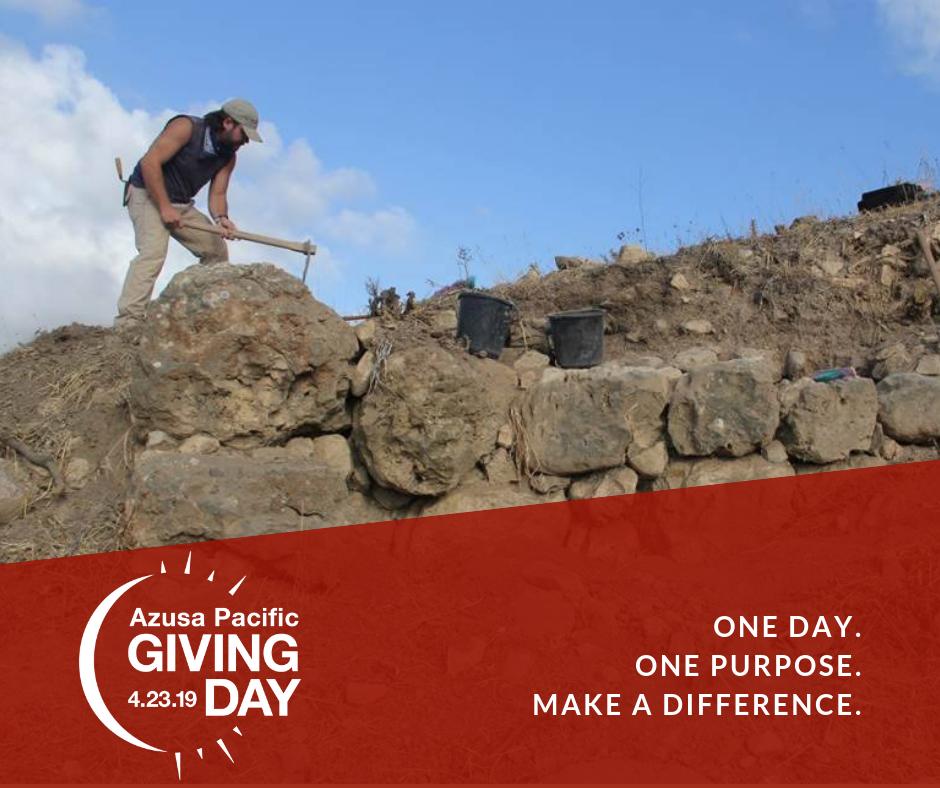 APU Giving Day is still going strong. Support the dig by giving in any amount. Designate your gift to "Abel Beth Maacah" by using the "Other" designation. Thank you!
givecampus.com/schools/AzusaP…

#APUGivingDay