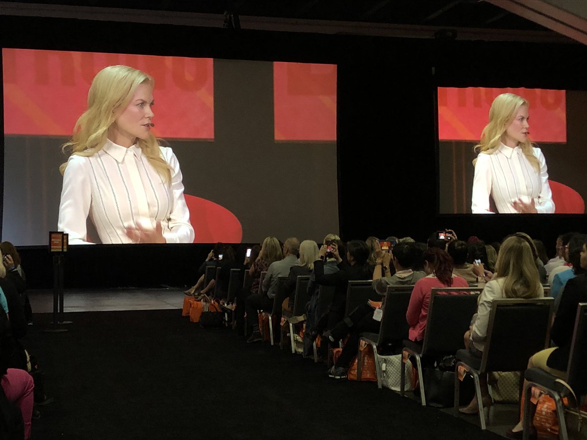 Steph_C_Smith's tweet photo. #unstoppablelikeme Fan girl-ing it up as @NicoleKidman talks about her work with the UN #PBWC https://t.co/NBYtIQWeAa