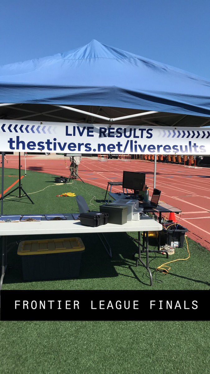 Helping our Frontier League friends with their League Championship Meet today at Ventura College! <a href="/vcspreps/">VCS Preps</a> <a href="/TCAAinformation/">TCAA Information</a> thestivers.net/liveresults/
