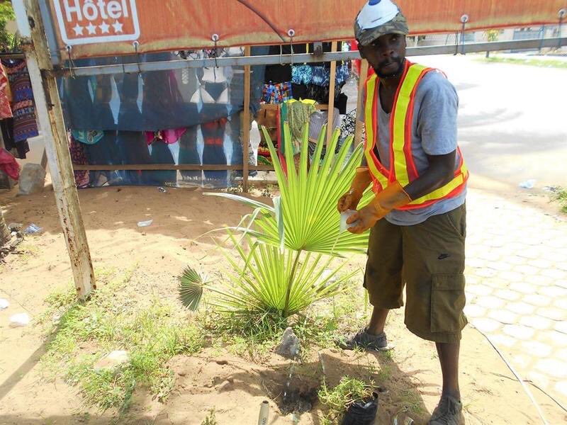 KhadrilB's tweet photo. La #MOBTEAM de Grand Bassam Pour la journée Mondiale de la Terre le Samedi 20 Avril 2019, j’ai fait une série d’activités de désherbage, balayage, et j’ai profité pour planté quelques fleurs à la stèle en mémoire des victimes de l’attaque et au carrefour de l’étoile du sud hôtel https://t.co/8294NnKSrY