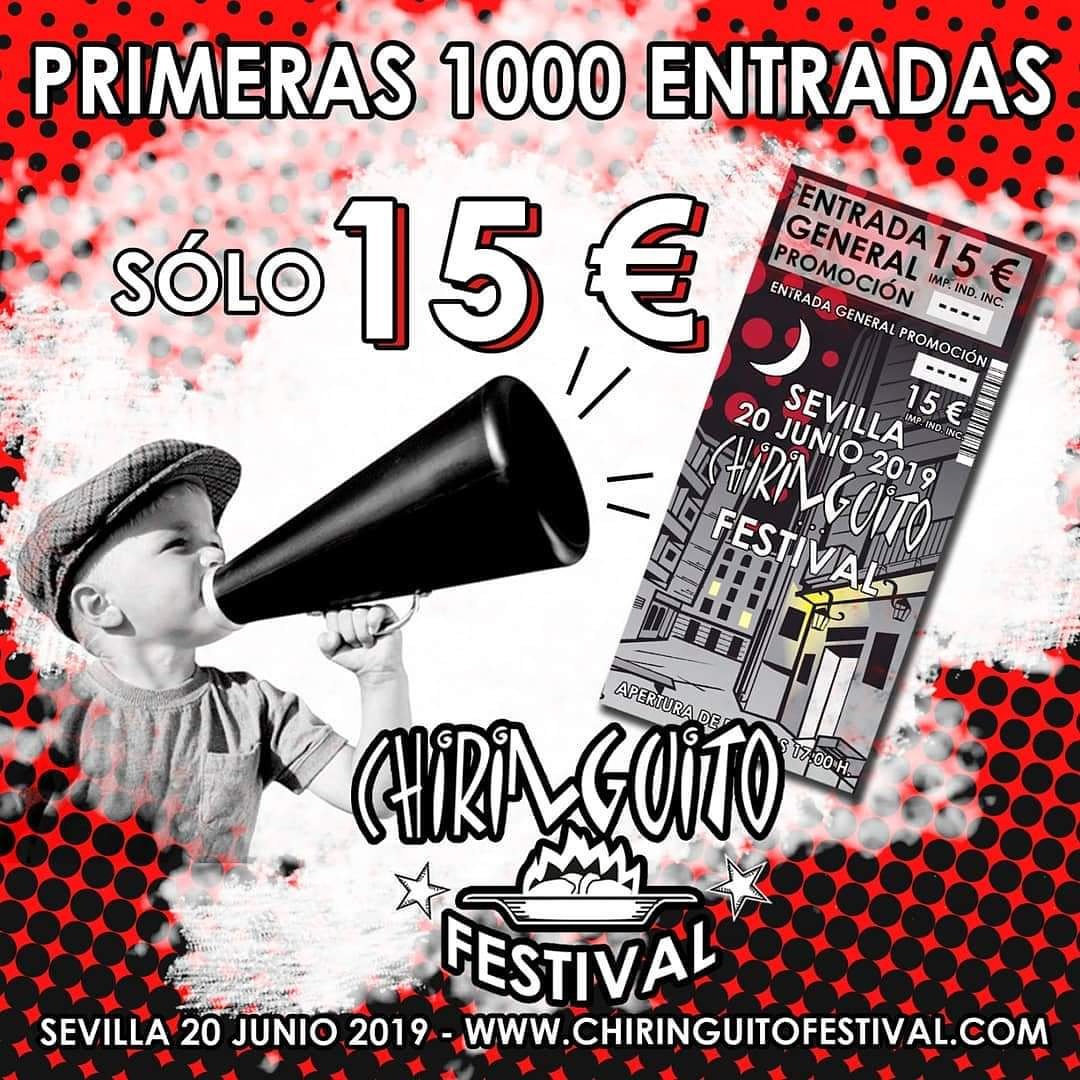‼️Últimas entradas a 15€‼️
🔻🔻🔻🔻🔻🔻🔻🔻🔻
chiringuitofestival.com
🔺🔺🔺🔺🔺🔺🔺🔺🔺
☀️LA MEJOR BIENVENIDA PARA EL VERANO EN SEVILLA ☀️
#ChiringuitoFest #SanJuanDeAznalfarache #Sevilla #Festival #Música #Verano #Junio