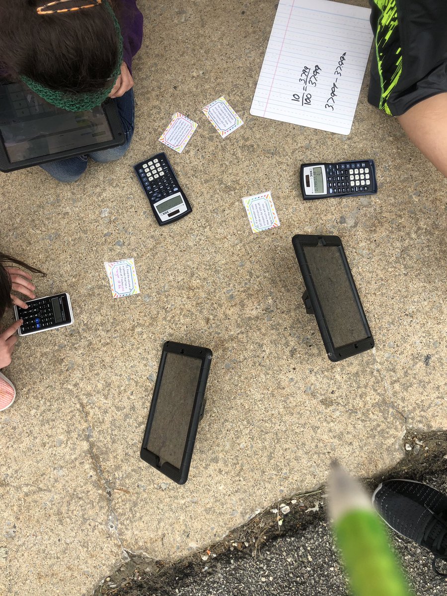 WesslingTSMS's tweet photo. Task card relays outside https://t.co/hqcKI6i5Oi