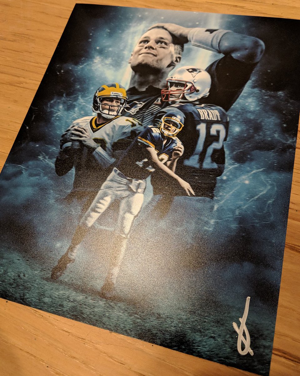 thatmattsharpe's tweet photo. 🚨🚨 pumped for #NFLDraft and wanted to put some recent prints up for grabs...

RT + FOLLOW to enter to win *your choice* of one of these 8x10's:

@TomBrady
@_BigBen7 x @TeamJuJu x @JamesConner_
@juliojones_11
@dak x @EzekielElliott x @AmariCooper9 

closes 4/24 @ 7pm ET 👌👊 https://t.co/hkLhJ8j6l7