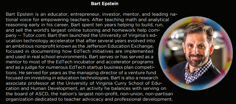 EdTech_Evidence's tweet photo. Going to @ignite_stem in NYC on 4/25?  Be sure to catch @Bart314 give a keynote #CallingAllSomebodies and attend the workshop he will lead on Hacking EdTech Implementation through DEEP Design Thinking.  #igniteSTEM2019 https://t.co/mKD8FXVNMx https://t.co/Li8OzW2azv