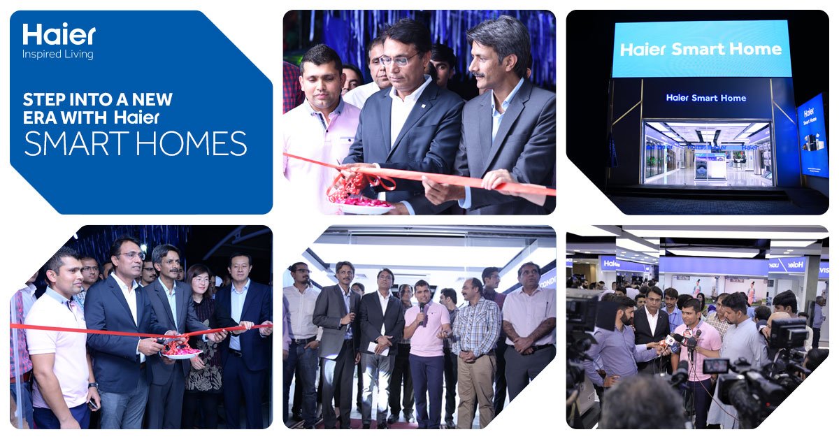 HaierPakistan's tweet photo. Haier Pakistan ushers in a new era of of inter-connected smart appliances in Pakistan, with launch of its 1st smart Haier home in Lahore.
Find us at: https://t.co/yga9KA09Bb
#iSmartHome
#iSmartLiving
#InspiredLiving
#HaierPakistan
For more info: https://t.co/9UbsP3F36t https://t.co/E7OWgFvKfm