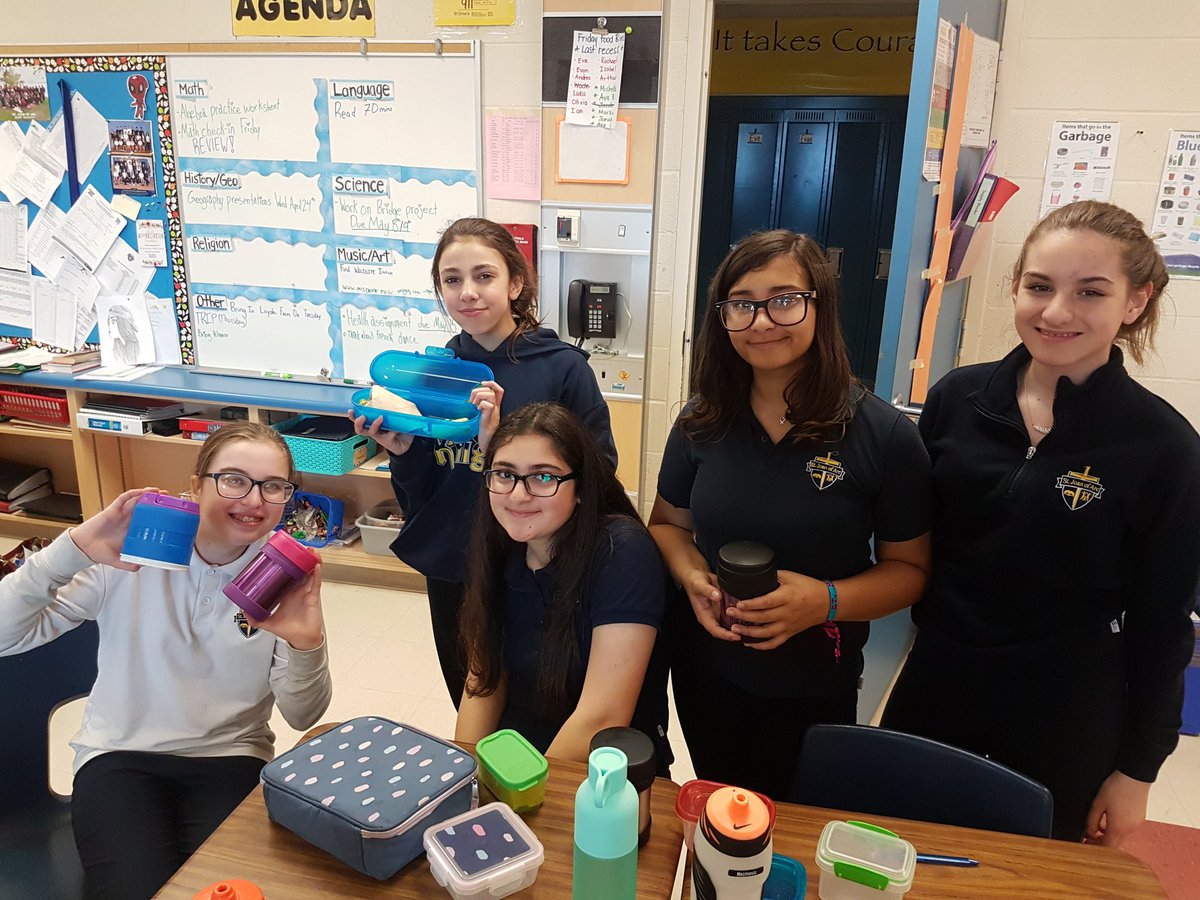 sjoa5's tweet photo. A successful #TrashlessTuesday for #EarthWeek. 🌍 Way to go, SJOA! @HCDSB https://t.co/ouMujyN89Z