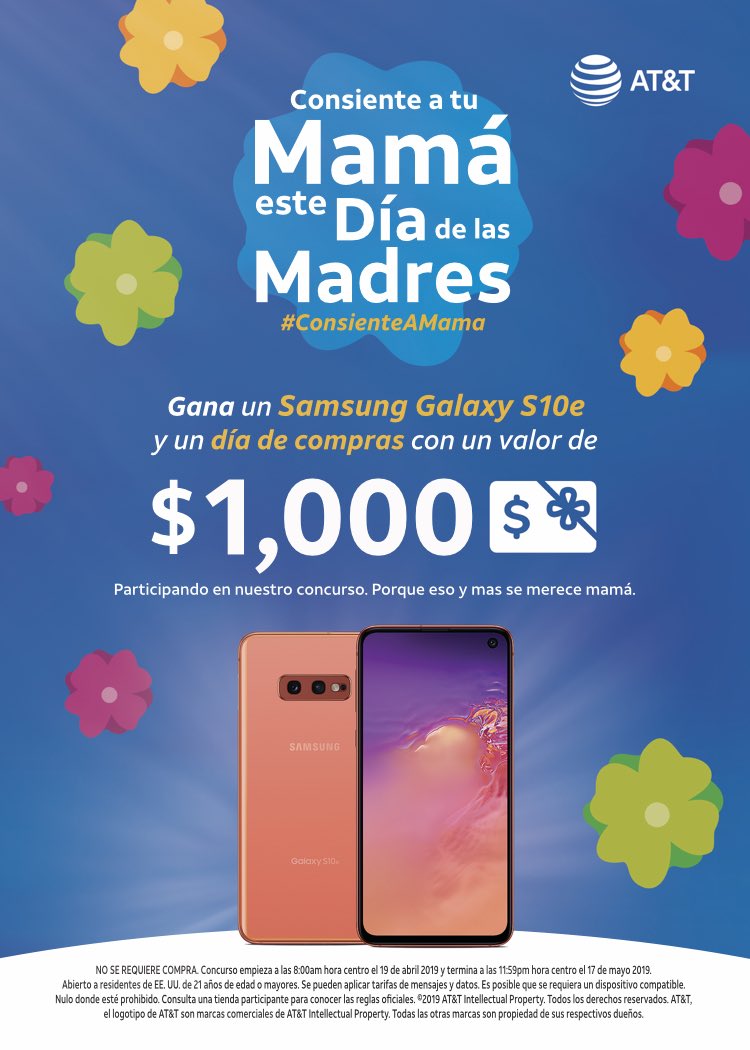 GLAshowstoppers's tweet photo. AT&amp;T desea consentir a tu mamá esta Día de las Madres. Vista la tienda en Fullerton (1345 S Harbor Blvd), Santa Ana (3839 W 1st St Ste B-4) o Montebello (720 Whittier Blvd) durante el 19 de Abril al 17 de Mayo para aprendre como participar y conocer las reglas oficiales. https://t.co/KiBsEDLWDv