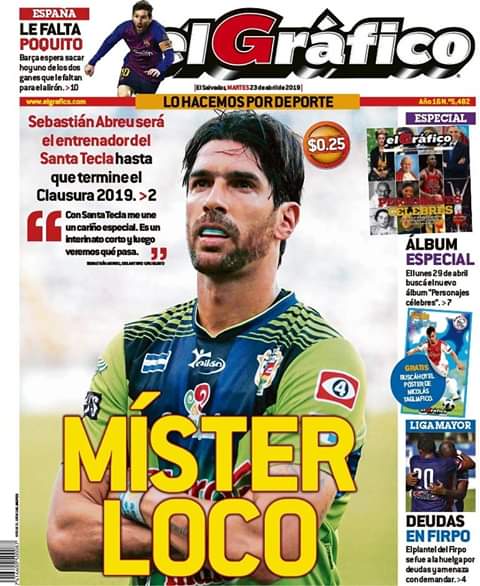 Que grande el Loco.!! Exito en esto nuevo que sin dudas vas a ser un gran D.T.