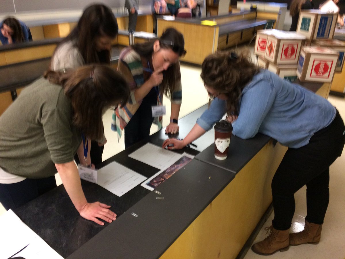 DeschampsNear's tweet image. @NearNorthSchool #NTIPEducators and #FSLeducators engage in CEFR inspired learning; beginning with an Escape Room. We deepened our understanding of the CEFR and strategies thanks to @sgojsic presentation at the OMLTA. What a successful day! #NearNorthUnited!
