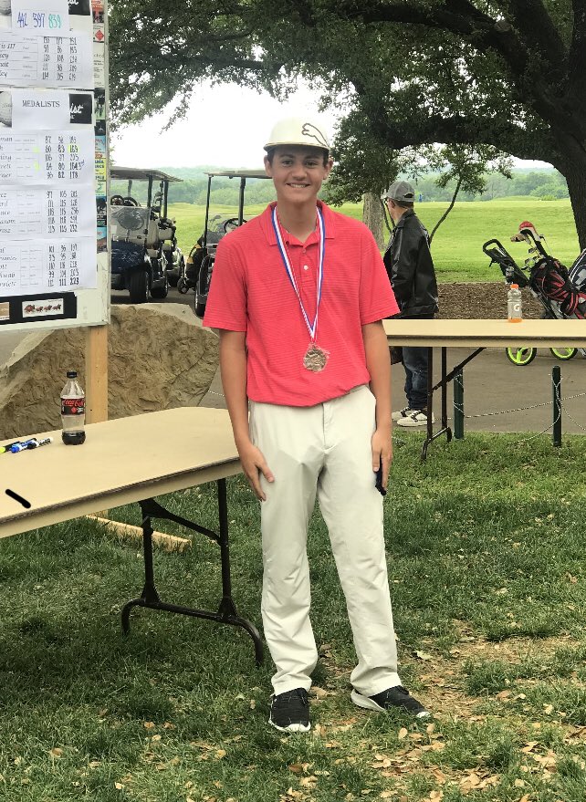 He’s headed to Austin! Congratulations to Peyton Garrett on qualifying today for the UIL 1A State Golf Tournament, May 20-21.