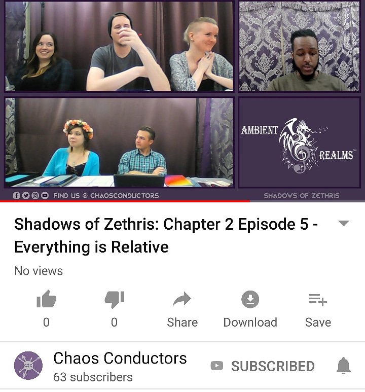 chaosconductors's tweet photo. Last week's episode of our #shadowsofzethris campaign is now up on YouTube! Check out our channel (link in bio) to watch past episodes, campaign recaps, and more. πΊ
#chaosconductors #chaotics #dnd #dnd5e #dungeonsanddragons #dndstream #twitchstream #twitch #ttrpg @DMofChaosC https://t.co/GSZRmQ8jwG