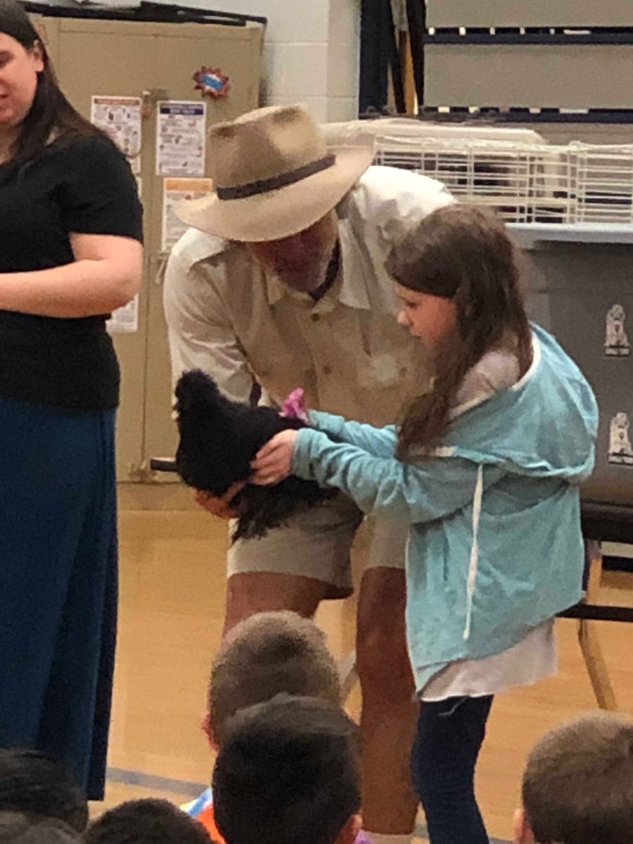 MsJerry4's tweet photo. Thank you Ridge PTA for the Jungle Terry assembly!  #ridgelemrocks #onceacard https://t.co/xlLw3zHxNN