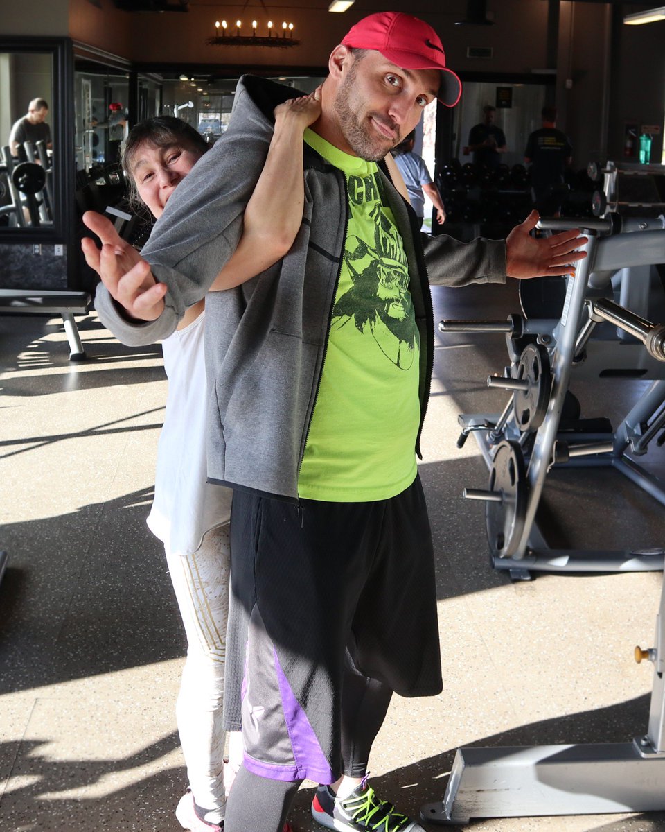 BodyRenewAK's tweet photo. Our WrestlePro drawing ended this past week, resulting in Leslie as the winner of the workout with Chris Masters! Nice Master Lock Move Leslie! 

#ChrisMasters #MasterLock #WrestlePro https://t.co/O6B0804eAc