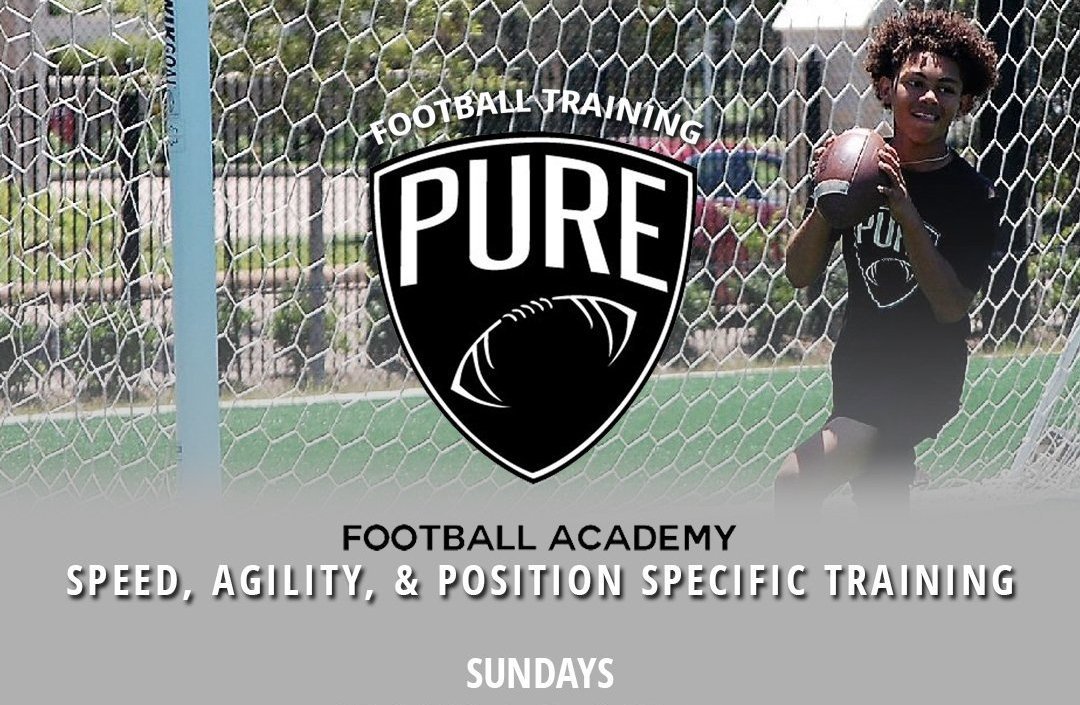 PureSportsTX's tweet photo. 🛡PURE FOOTBALL ACADEMY🛡
Off Season Training Program
Session 2 begins this Sunday
April 28th 3pm - 5pm
Pure Position Specific Training
Ages 13-18
Elkins High School
Missouri City TX 77459
DM FOR FEE & PREREGISTRATION
#PURE4EVER https://t.co/PgMxqRdVf6