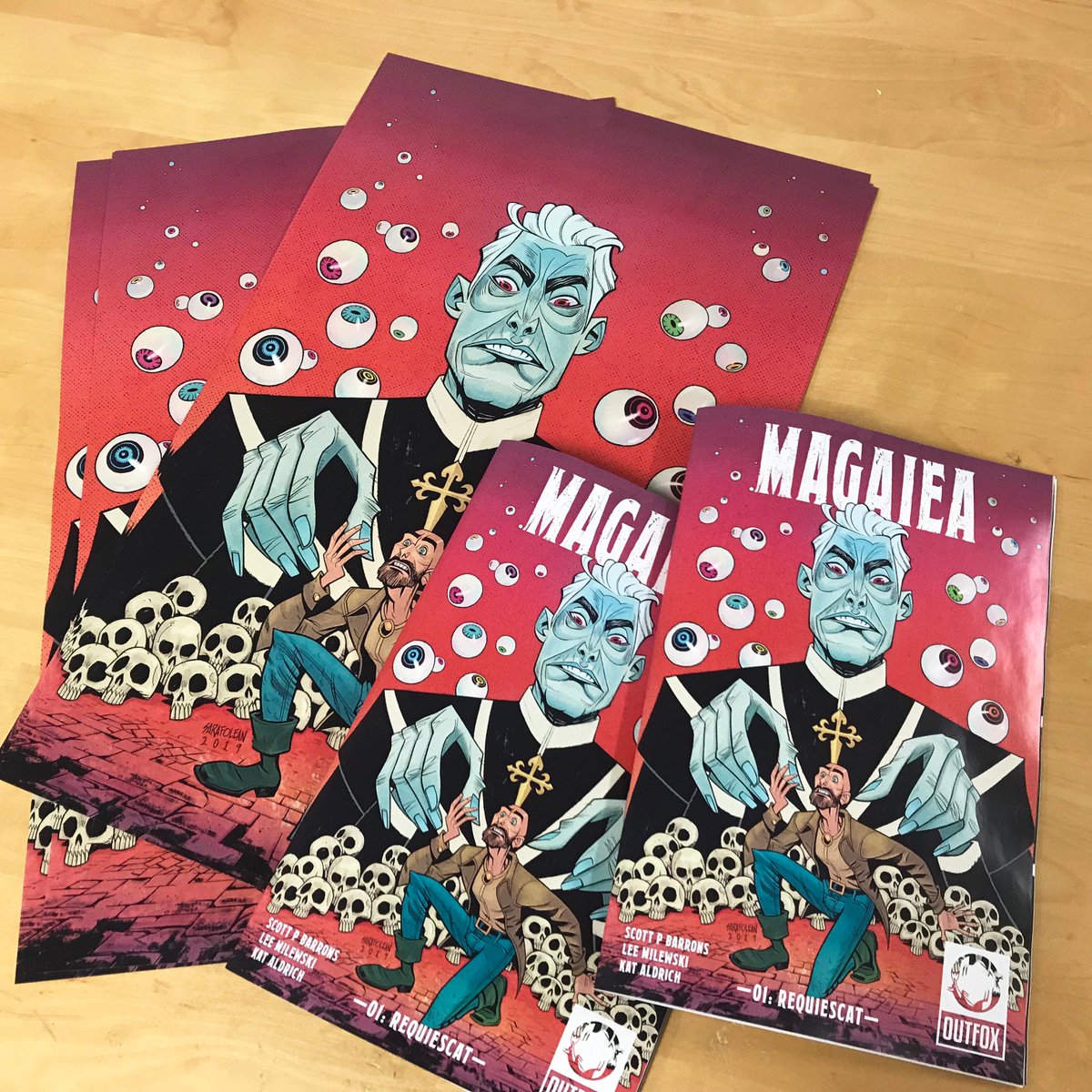 RACOMICSDIRECT's tweet image. Shoutout to Magaiea Comics for letting us print their latest #kickstartercampaign. #indiecomics #kickstarter #printondemand #posters #comics #racomicsdirect