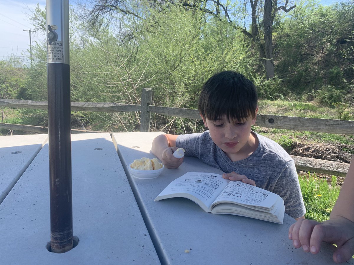 We hope you are enjoying a good book and the beautiful weather during Spring Break too.