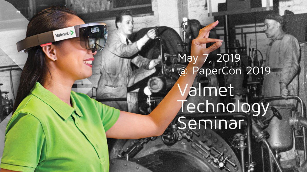 valmetglobal's tweet photo. Going to PaperCon 2019 this year? Don't miss the Valmet Technology Seminar: Innovations built on centuries of industrial history. Learn more: https://t.co/dhE4pDoz9G (#papercon, #technologyseminar, #innovation) https://t.co/wgMfSC6A5T