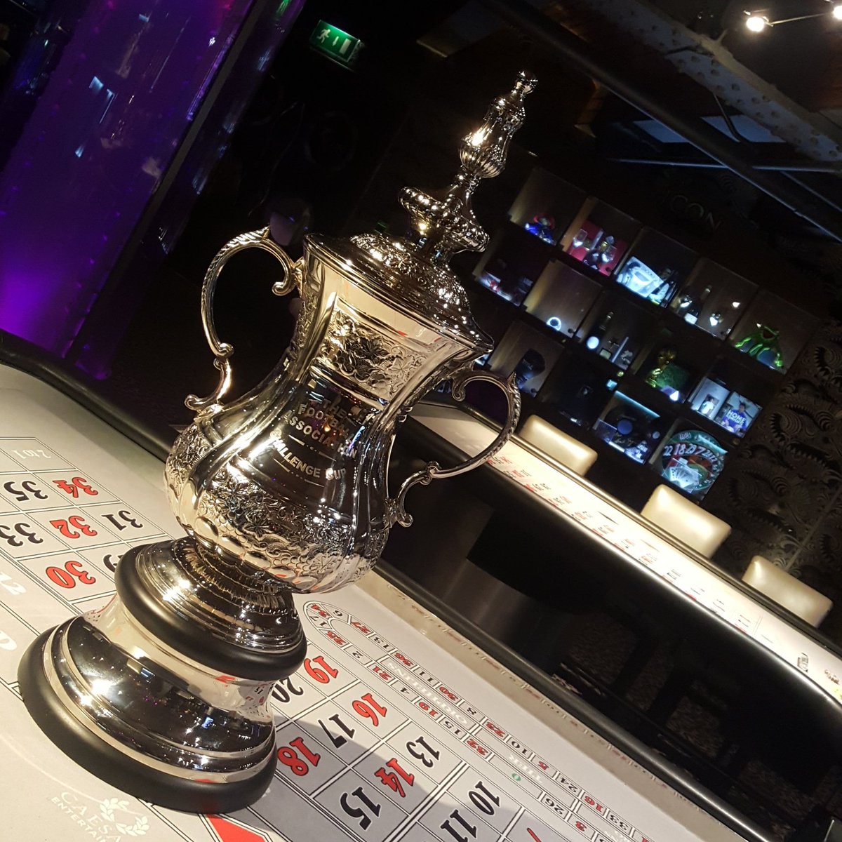 Come watch the Manchester Derby with us @Manchester235 #redorblue