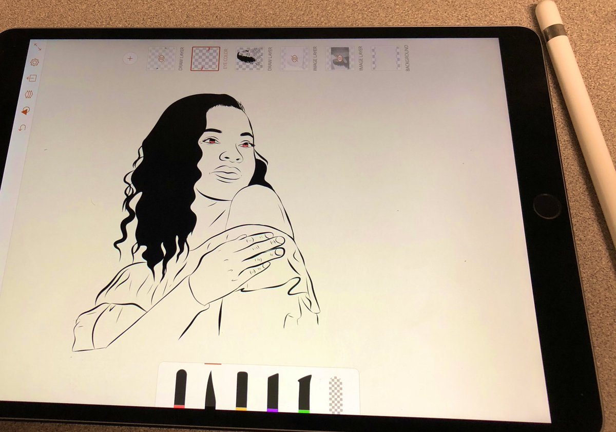 TBA22Green's tweet image. #TimeProject Drawing of my sister Part2 ....🤷🏾‍♂️