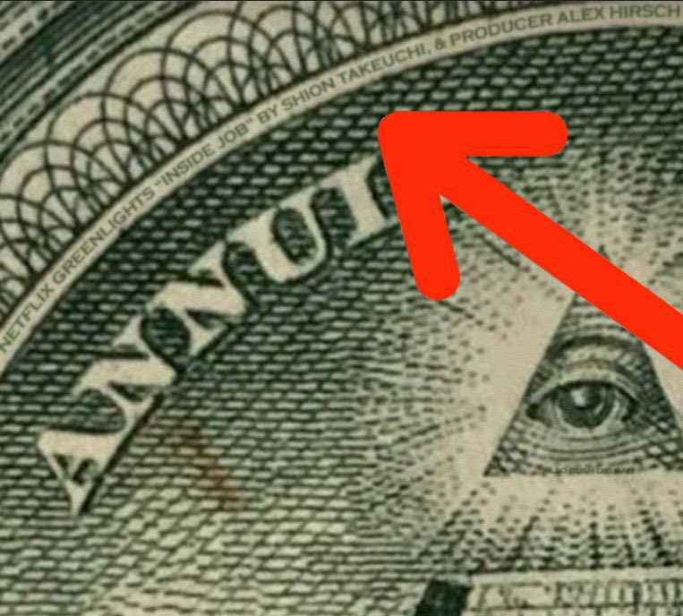 _AlexHirsch's tweet image. okay this is freaky...have you looked closely at a $1 bill before? I’m freaking out u guys