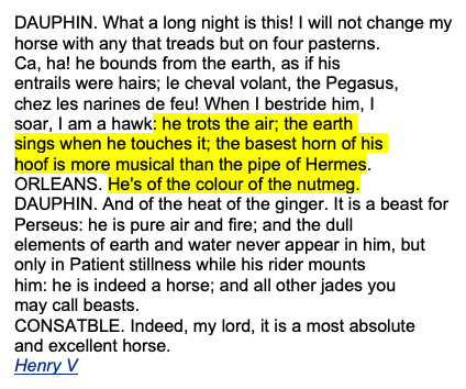 theponyapp's tweet photo. Happy #ShakespeareDay! Everyone should talk about their #horses today like #Shakespeare did.... "The basest horn of his hoof is more musical than the pipe of Hermes!" https://t.co/KWRRXgPyAI