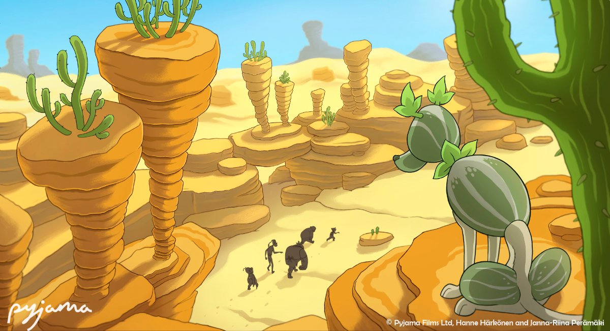 Loihtuja's tweet photo. We are excited to share a little sneak peek from an animation project me and @macuaine have been developing alongside @PyjamaFilms.

We pitched our idea for the first time at Cartoon Springboard 2017. Can't wait for new adventures the future brings on this journey! 🌿✨ https://t.co/y5YdWov2iP