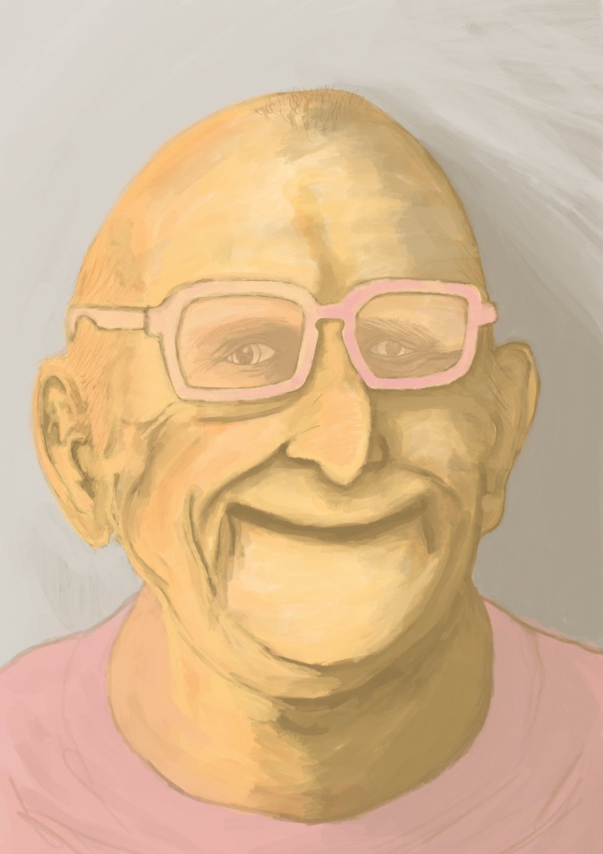 FindingJoejo's tweet photo. Digital Portrait Painting! Yeah, Post It or Roast It! That has always been my moto! Not really but it may be now. #postorroast @Procreate https://t.co/79Kgmy9ytp