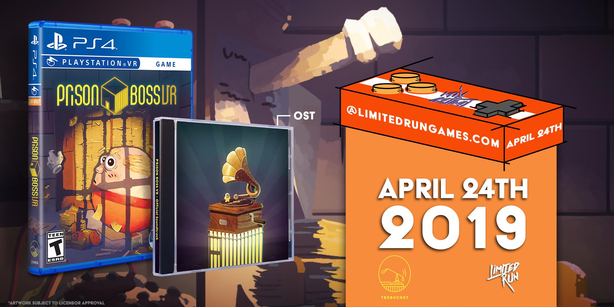 Limited Run Games on Twitter: "Prison Boss VR gets a Limited Run on PSVR tomorrow at 10am EDT! You can grab the game standalone standard edition, or bundle it with