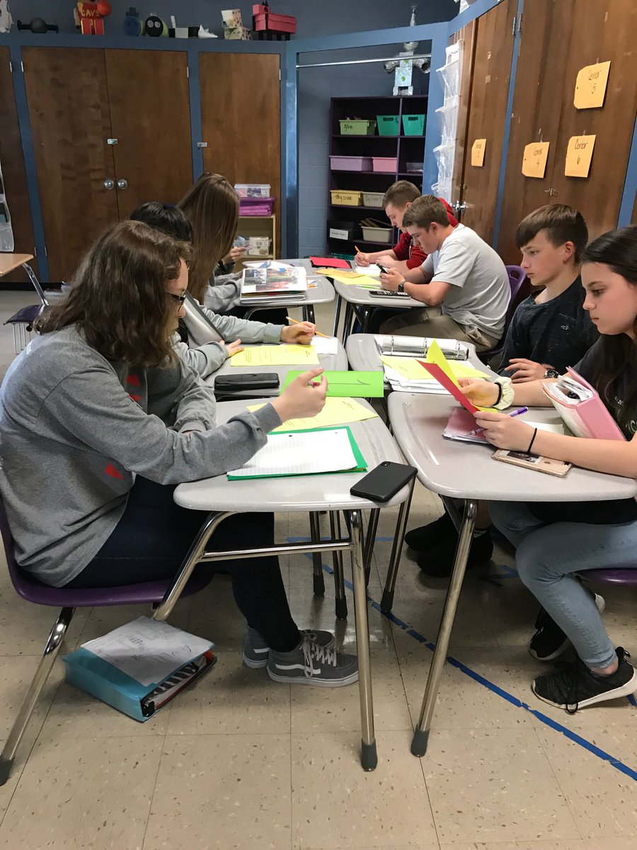 MrsEdmondsMath's tweet photo. Ms. Adkins and her Algebra I students preparing for the EOC studying quadratic functions. @WMStigers #WMSsuccess https://t.co/YYSYE9LzGn