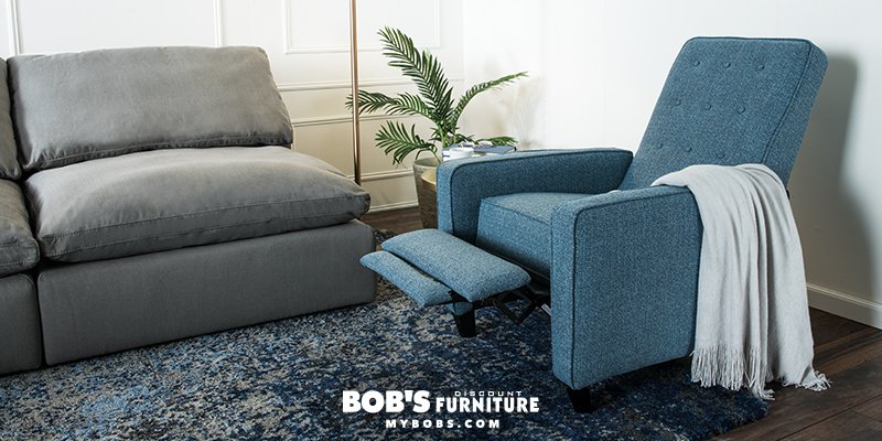 MyBobs's tweet photo. Lay back and relax with my Maisie Recliner! For only $199, you get a choice of 2 colors AND Bob-O-Pedic Memory Foam! Now... How does it get better than that?
https://t.co/cTxFkL7a7C #mybobs #furniture #recliner #livingroom #style #blue #gray #maisie #bobopedic #memoryfoam https://t.co/IKun5S8AX4