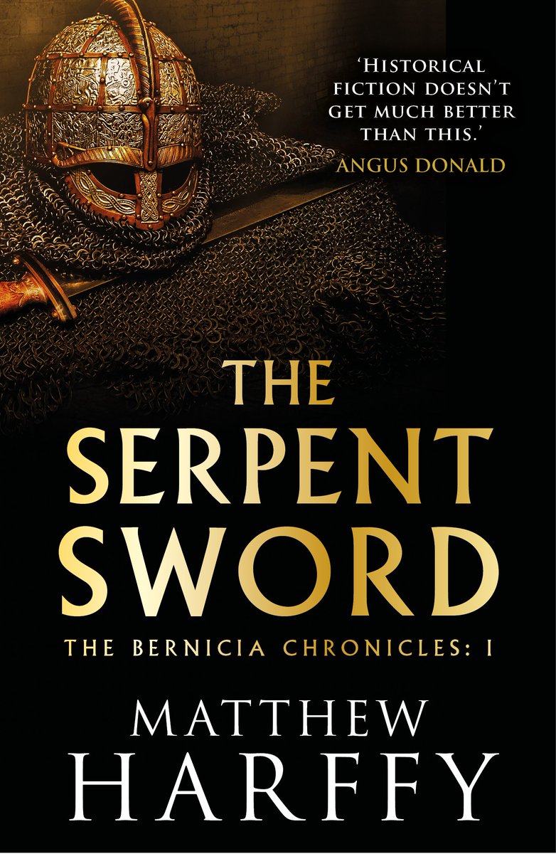 AriaFiction's tweet photo. Today's #bookfocus is @MatthewHarffy's THE SERPENT SWORD! π βοΈ
The first in The Bernicia Chronicles, meet Beobrand. A young man with a shadowy past, he must learn to fight with sword and shield.
We'll be embarking on a blog tour #throwback, so buckle up!
#histfic https://t.co/ARIYiyttsq