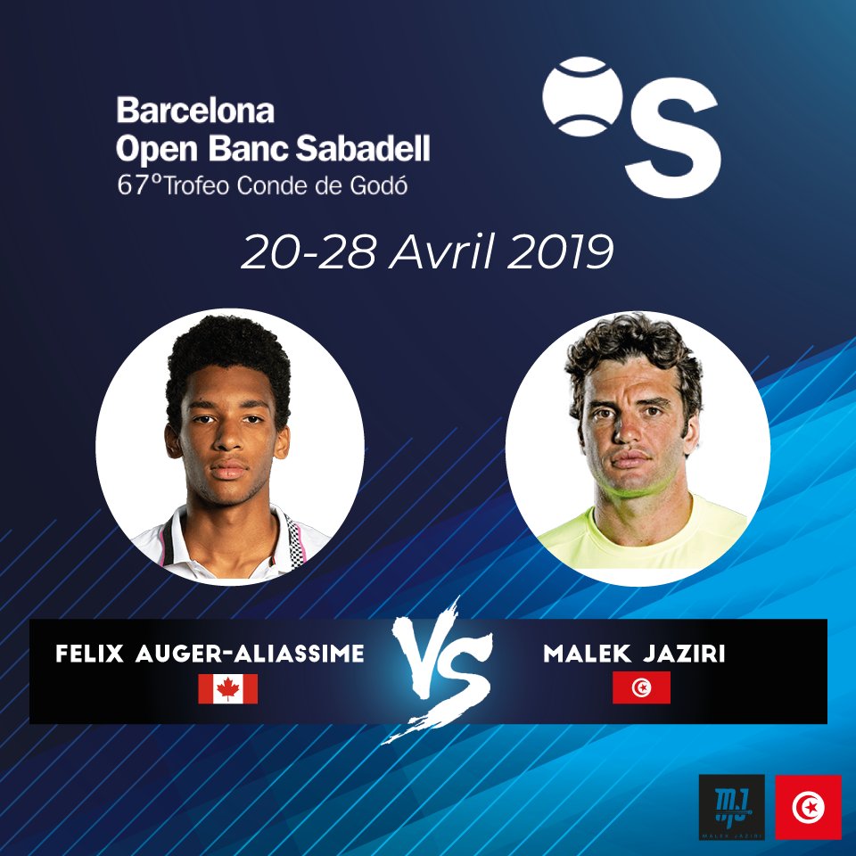 M_Jaziri's tweet photo. Next match @bcnopenbs @ATP_Tour 🇪🇸🎾🔥🇹🇳 https://t.co/o0pfJFQZz3