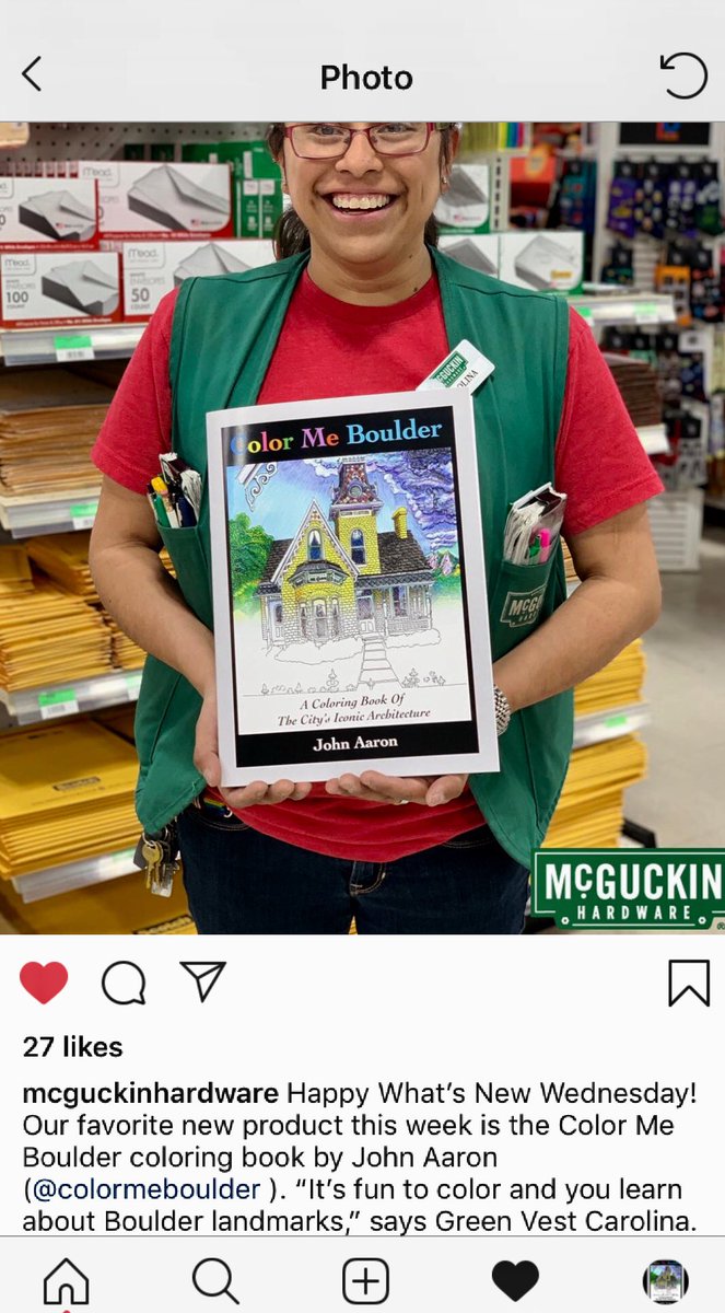 ColorMeBoulder's tweet photo. .@sdhall17 @TheEllenShow @CBSDenver @5280Magazine @denverpost @chalk4peace @DenverWestword @boulderbooks @ladygaga @jaredpolis @McGuckins Today is World Book Day. #ColorMeBoulder is just the book 4 you! I invite u 2 draw your own conclusions. Available all over Boulder... https://t.co/1JDQuVpOny