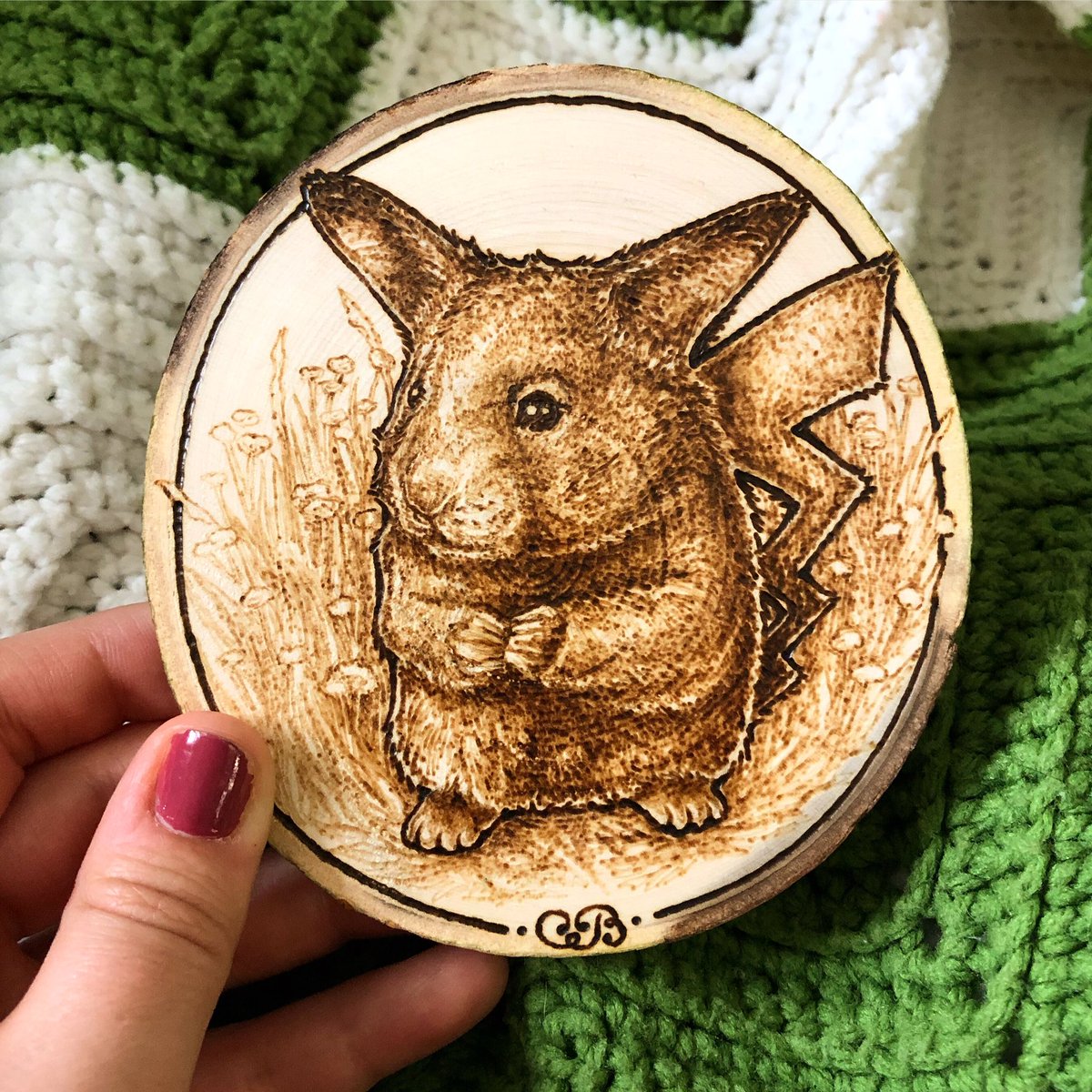 markit_with_a_b's tweet photo. #PIKACHU - I choose you!โก๏ธJust finished #woodburning and about to add a little paint. Thrilled to finally make a post for this little guy!
#pyrography #pyrographyart #wood #woodart #creativewoodburner #walnuthollow #markitwithabgallery #pokemon #detectivepikachu #portrait #animal https://t.co/xU7P5SOoK6