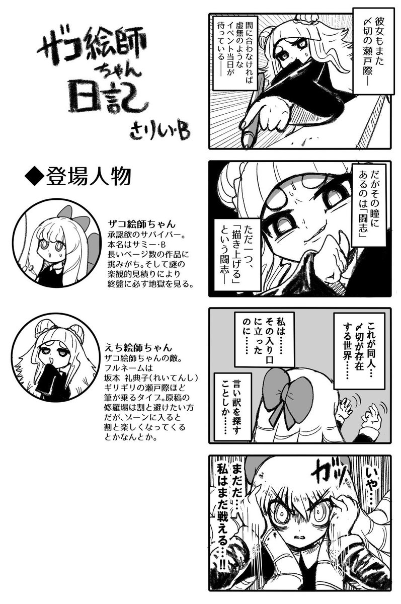 ザコ絵師ちゃん日記#44
ここからが本当の闘いだ… 