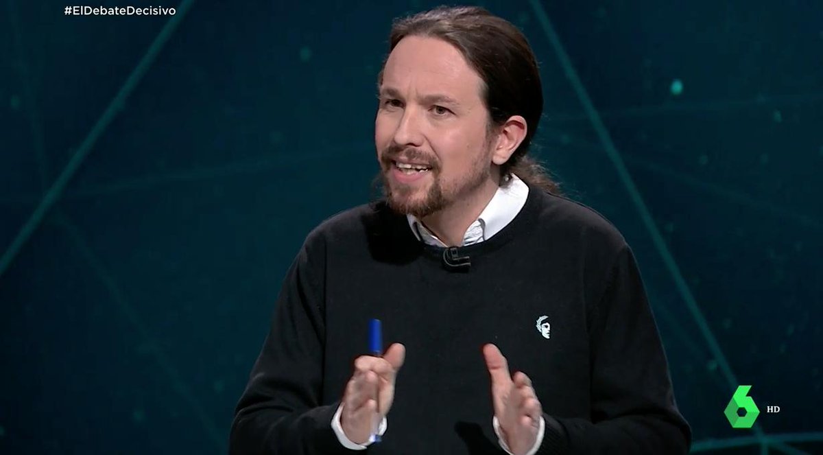 Te puede gustar más o menos, pero el único que habla con respeto, sin interrumpir y con educación es Pablo Iglesias.

#ElDebateDecisivo