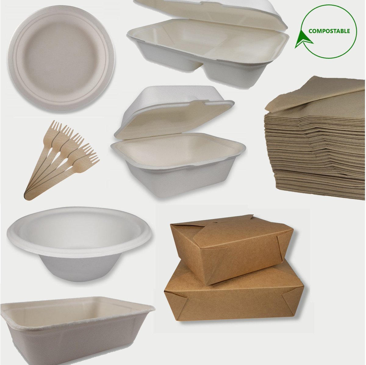 Street Food Trader? Take a look at our website for great prices on catering disposables including compostable bagasse plates and bowls &amp; kraft boxes and trays at great prices! 

🔶Free delivery on orders over £50 🚛

Visit nwcompostables.com