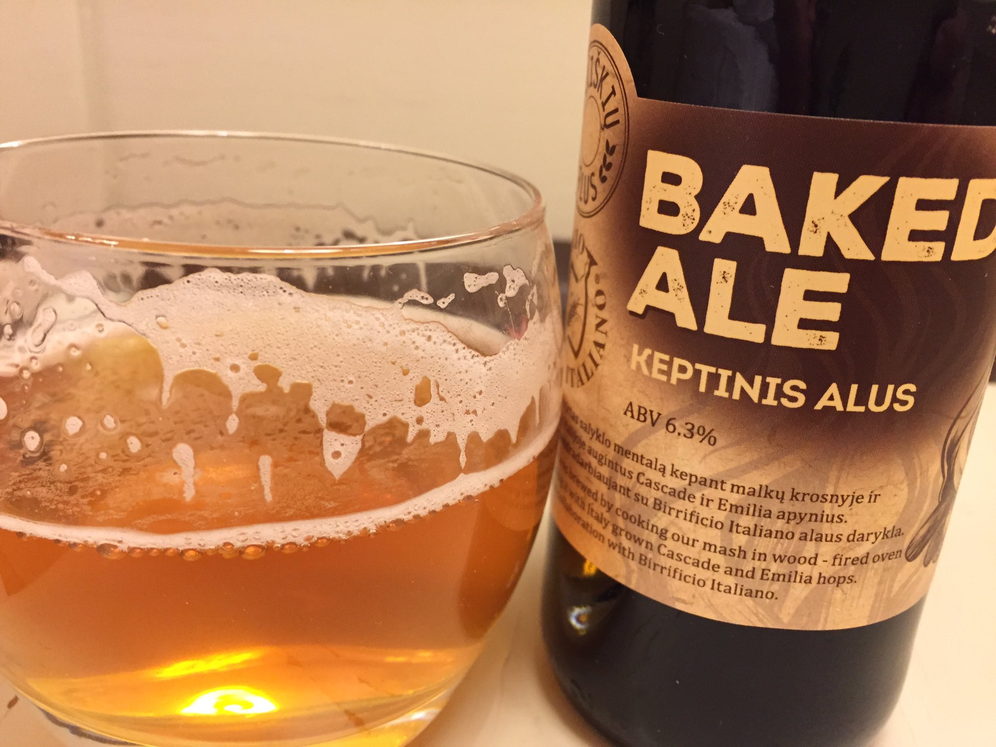 Lars Marius Garshol on X: The spread of this type of fake beer worries me.  This tastes like US pale ale. Normal keptinis is so massively caramelized  and dark the hops just